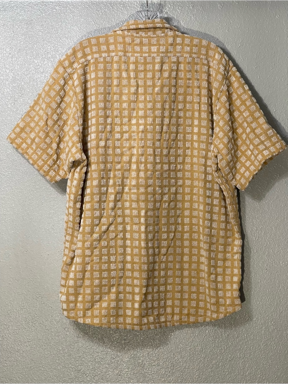 OAS COMPANY Sculpt Box Cuba Terry-Cloth Shirt - Size XL - Picture 3 of 3